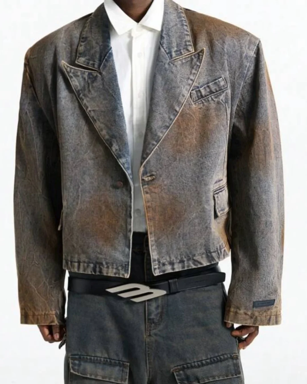 Photo 4 of Áo khoác jeans wax nam