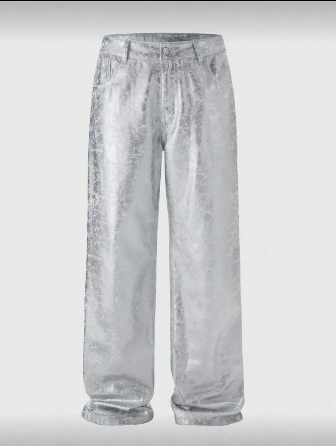 Ảnh 1 của Quần jeans ánh bạc nam