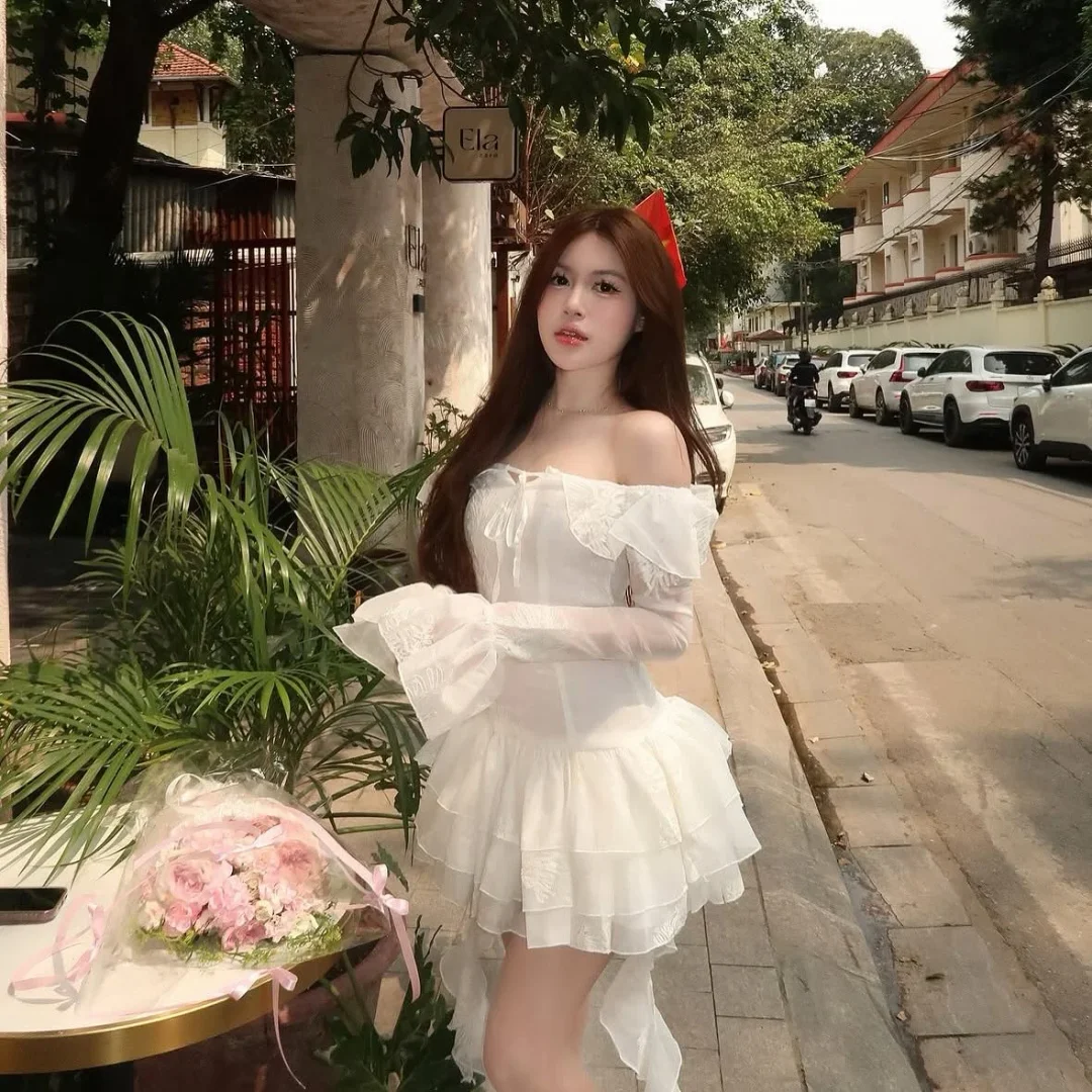 Ảnh 3 của Đầm tua rua ôm dáng