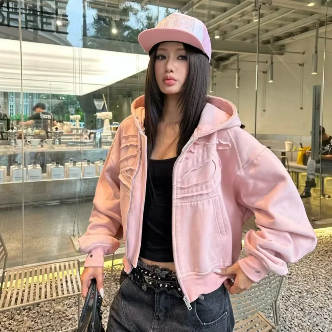 Photo 4 of Hoodie hồng unisex ONER
