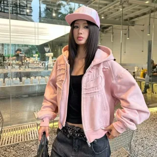 Photo 4 of Hoodie hồng unisex ONER