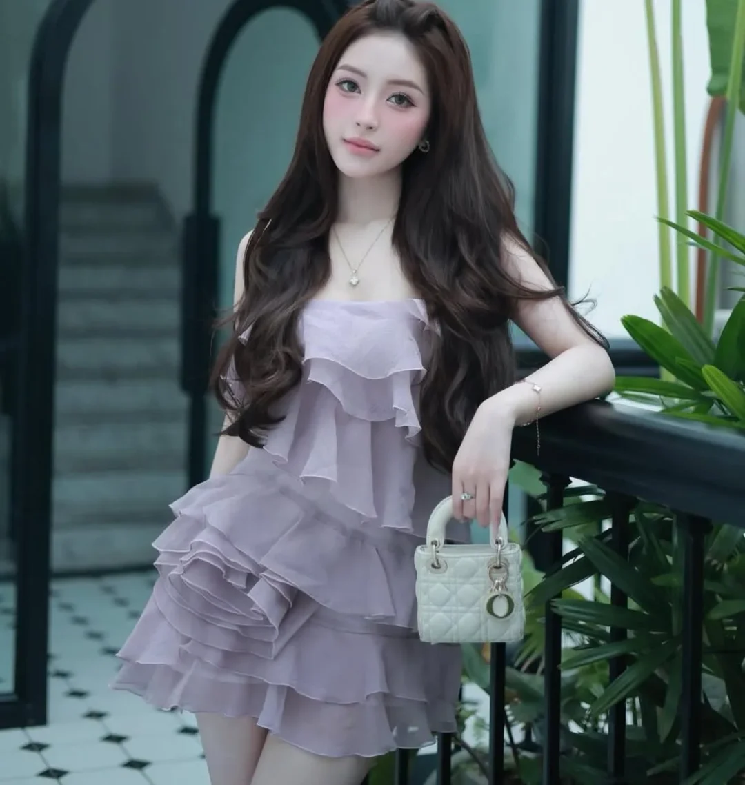 Ảnh 1 của Váy lụa nữ Tipblu