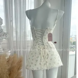 Ảnh 4 của Set corset buộc dây tôn dáng