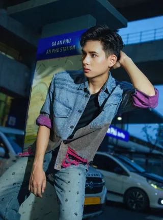 Photo 2 of Set đồ jeans nam cá tính