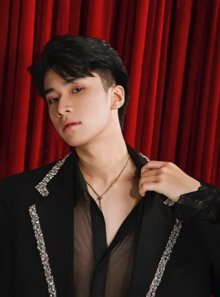 Photo 2 of Set vest đen áo lưới nam