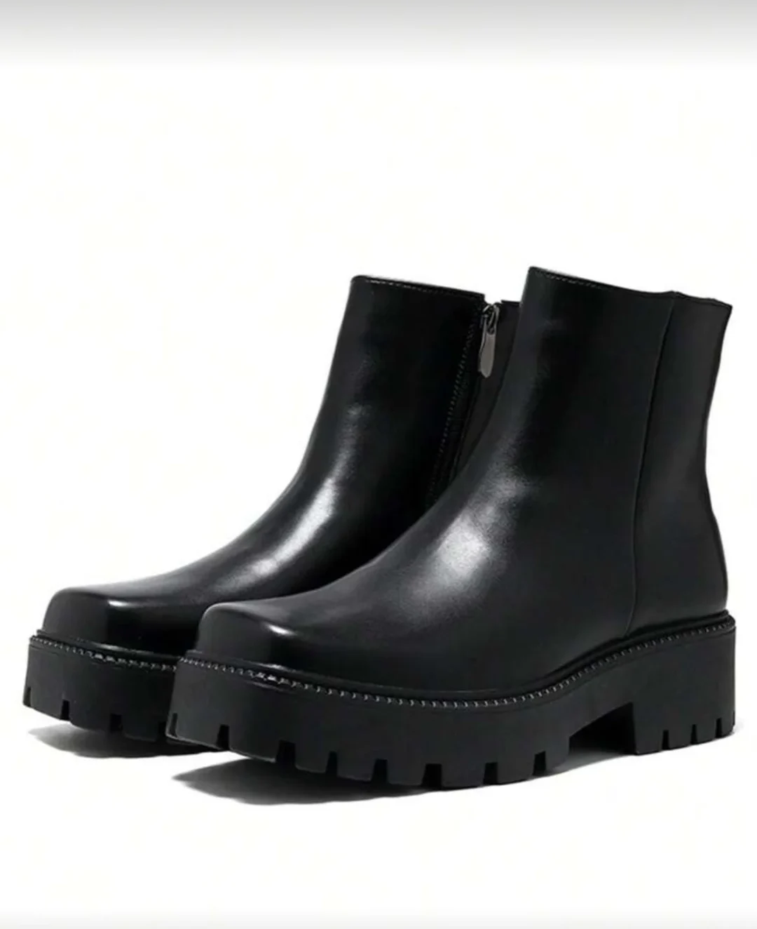 Ảnh 3 của Boots nam mũi vuông gót 4cm