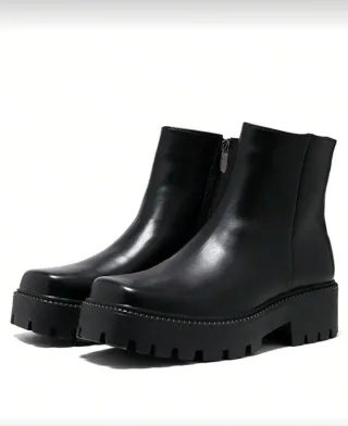 Ảnh 3 của Boots nam mũi vuông gót 4cm