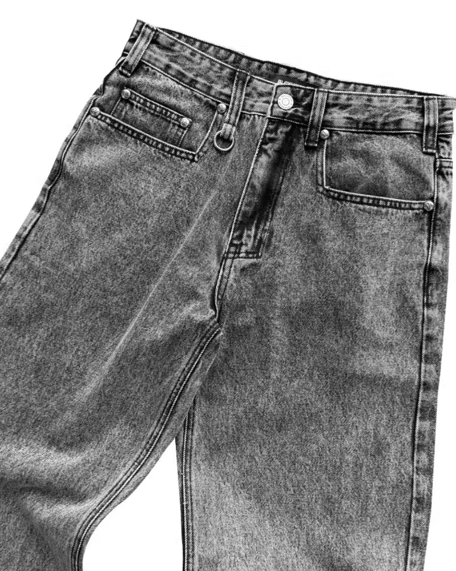Ảnh 4 của Set jeans wax xám nam