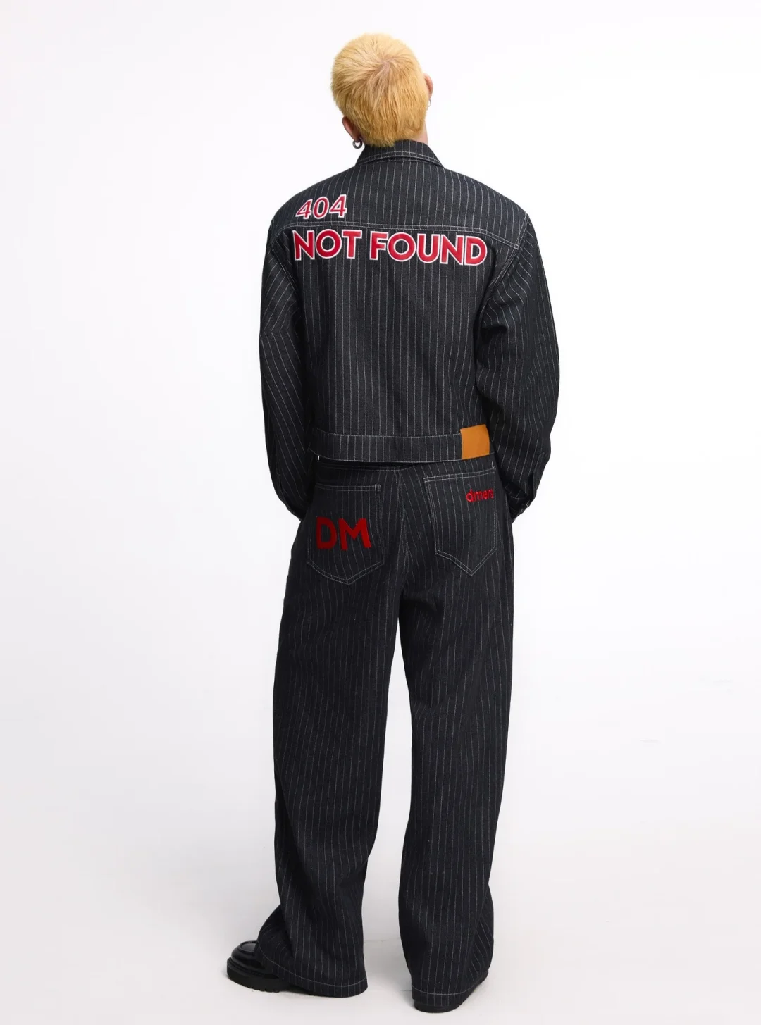 Ảnh 1 của Set jeans kẻ sọc nam