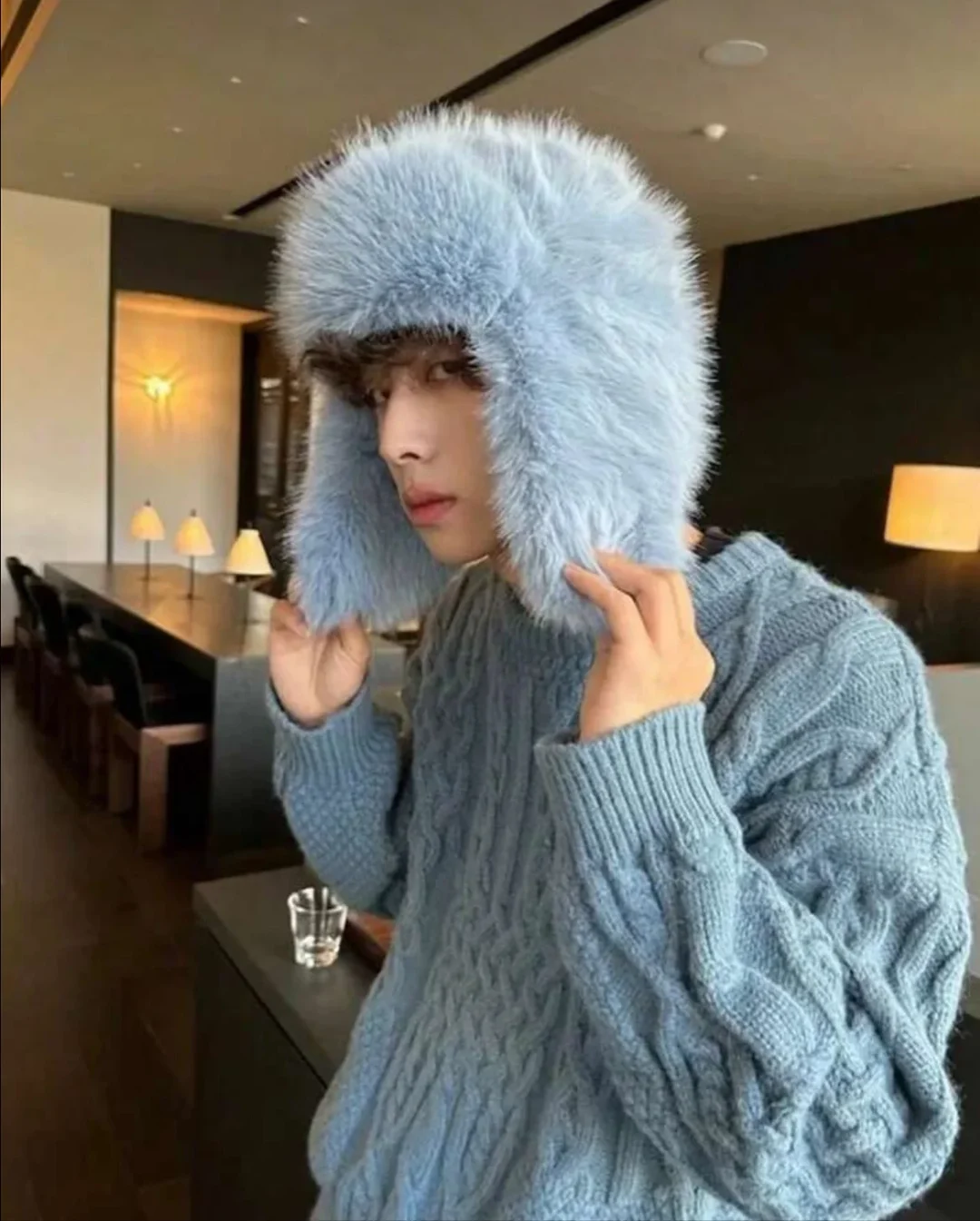 Ảnh 4 của Mũ lông trapper unisex