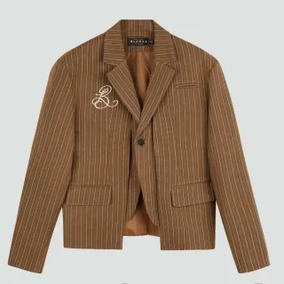 Ảnh 1 của Blazer layer kẻ sọc nam Blanke
