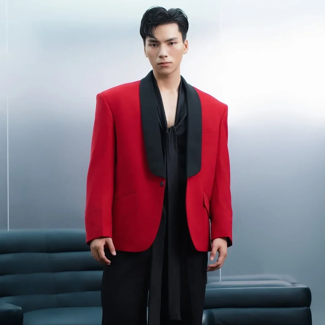 Ảnh 1 của Áo blazer đỏ nam