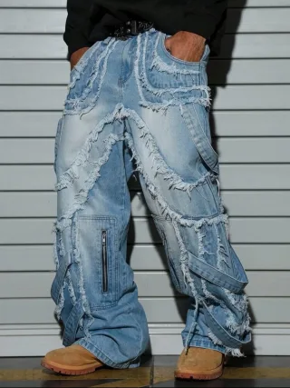 Ảnh 3 của Quần jeans wax nam