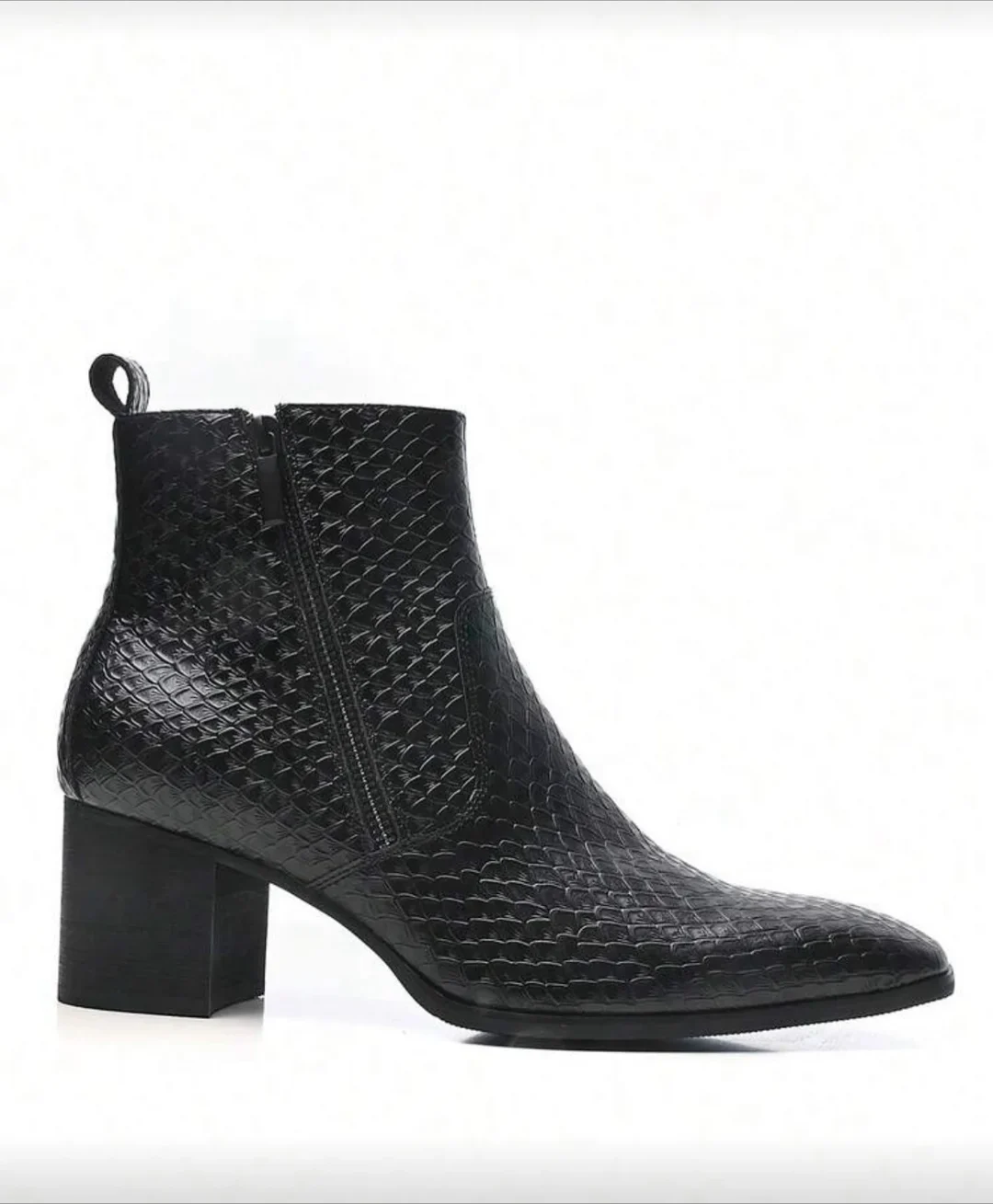 Ảnh 4 của Boots nam mũi nhọn đế cao