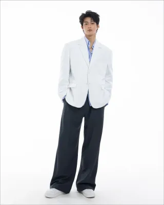 Photo 4 of Blazer trắng nam DEARMAN