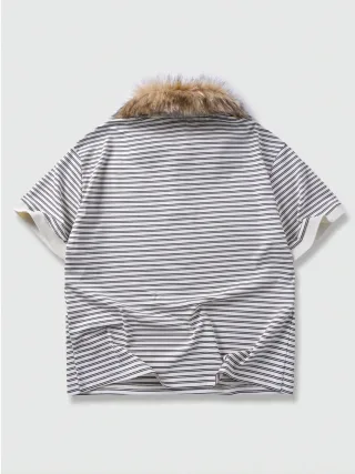 Ảnh 2 của Polo cổ lông nam