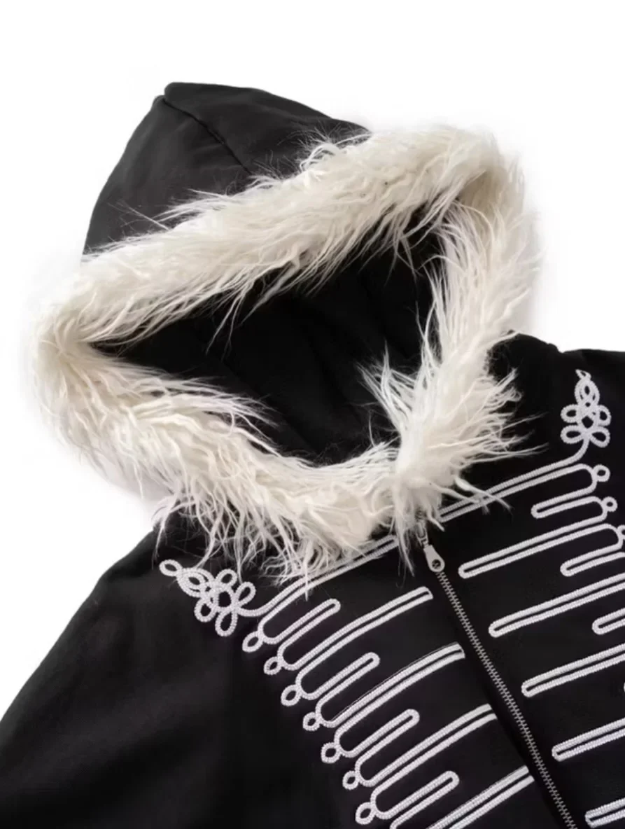 Ảnh 4 của Áo hoodie đính lông Blish