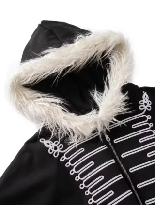 Ảnh 4 của Áo hoodie đính lông Blish