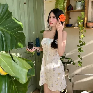 Photo 2 of Váy hoa mùa hè nữ