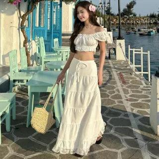 Ảnh 3 của Set váy dài nàng thơ