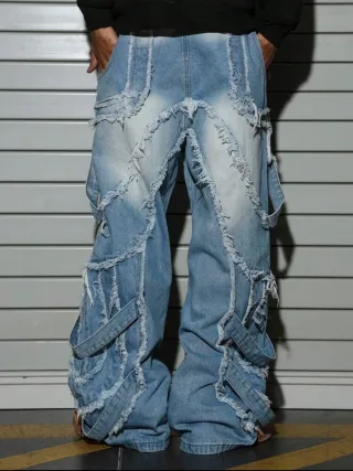 Ảnh 2 của Quần jeans wax nam