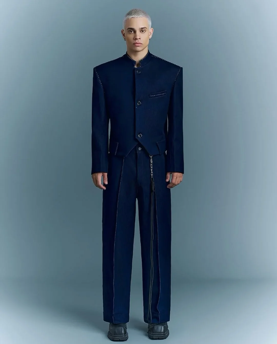 Ảnh 1 của Set denim xanh nam trẻ trung
