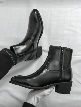 Ảnh 1 của Boots nam mũi nhọn đế cao