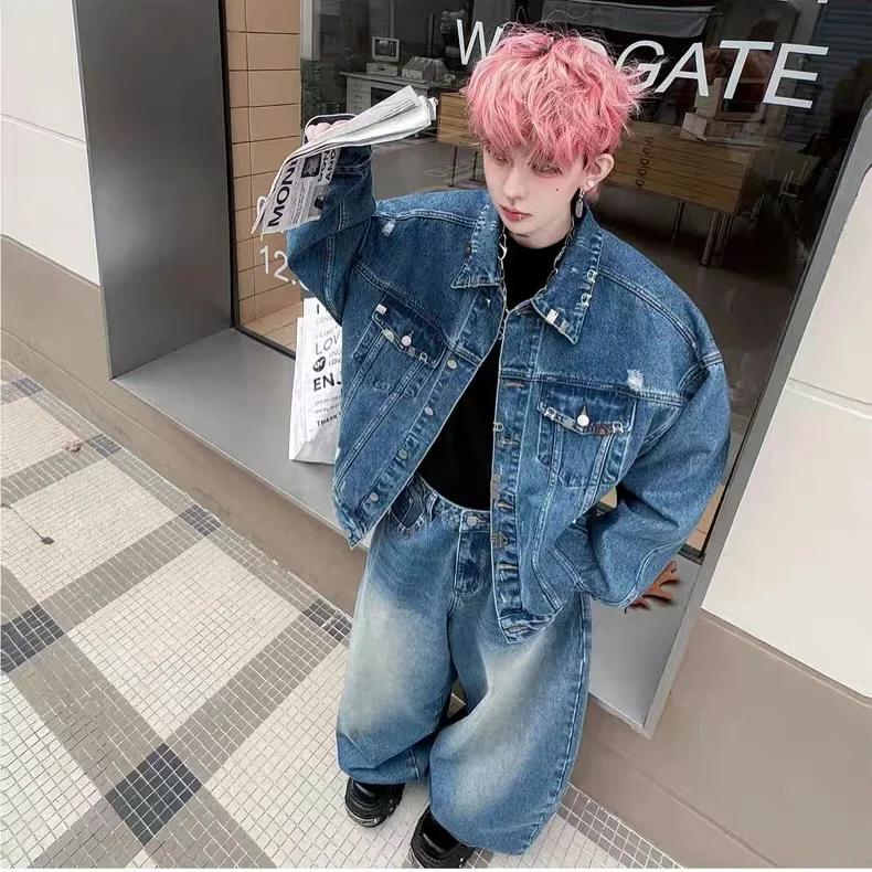 Ảnh 7 của Set jeans oversize nam