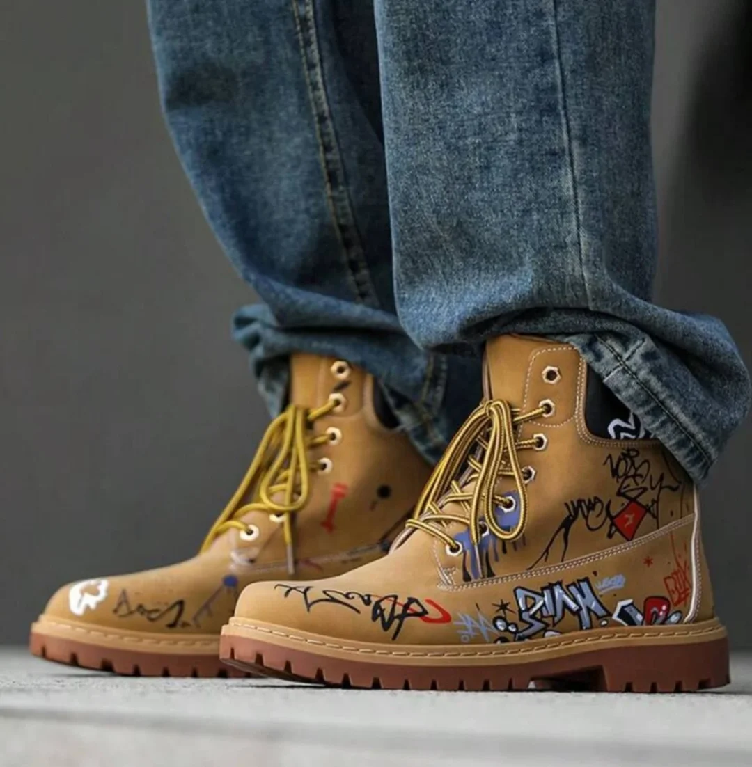 Ảnh 5 của Boots da nâu nam