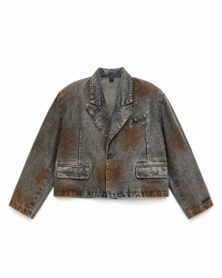 Photo 1 of Áo khoác jeans wax nam