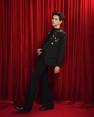 Photo 3 of Set blazer lưới nam