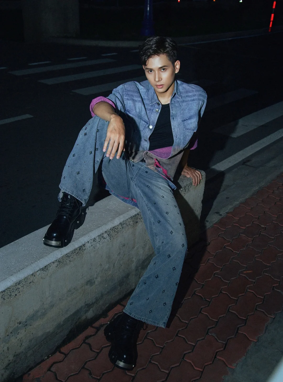 Photo 3 of Set đồ jeans nam cá tính