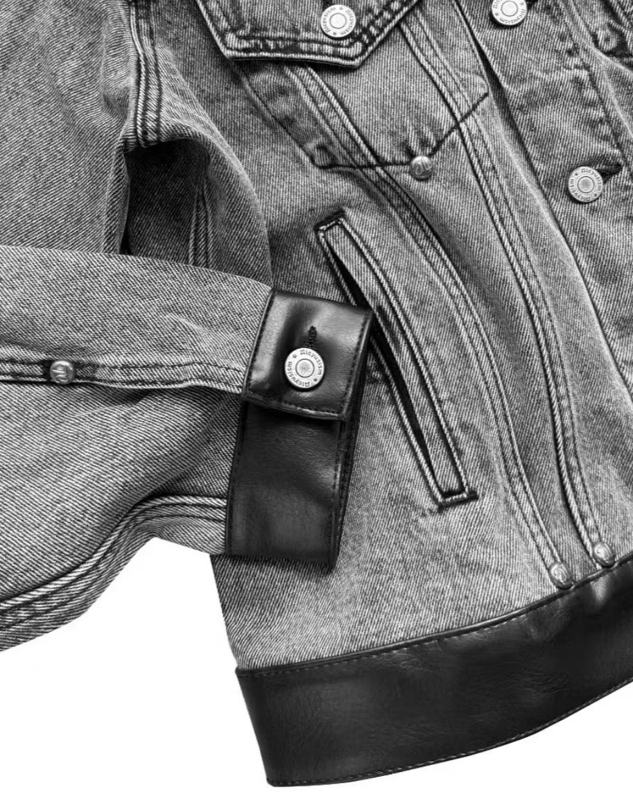 Ảnh 5 của Set jeans wax xám nam