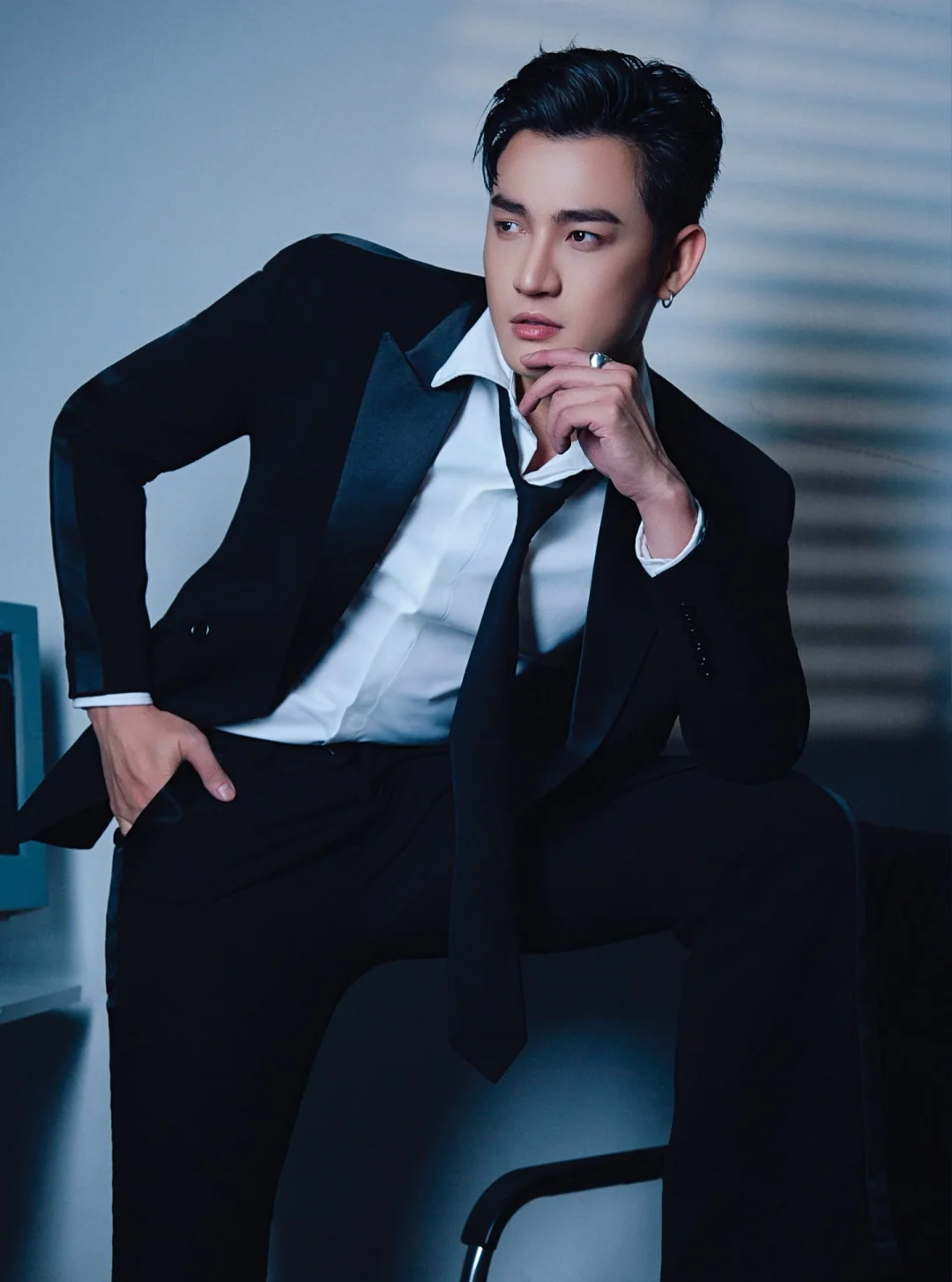 Photo 1 of Set vest đen nam tổng tài