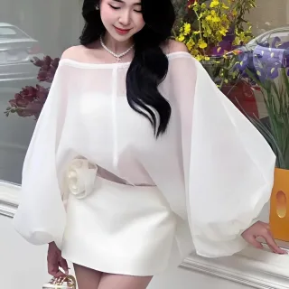 Photo 2 of Set đồ đi tiệc hở vai nữ