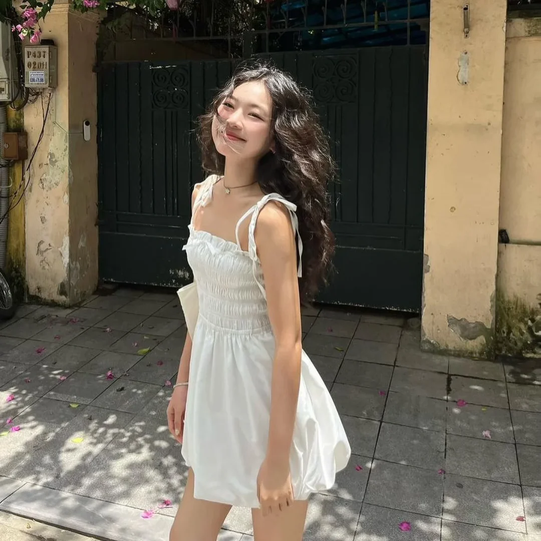 Ảnh 5 của Set váy áo khoác len nữ