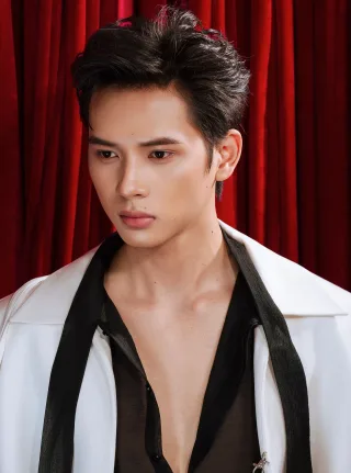 Photo 3 of Set vest đen trắng nam
