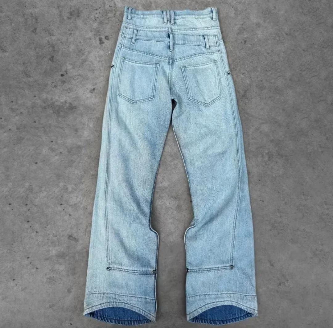 Photo 4 of Quần jeans ống suông unisex