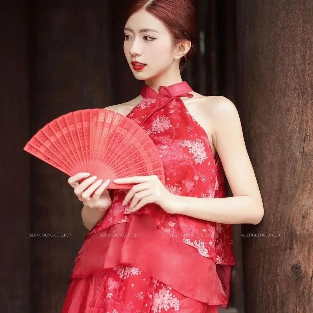 Ảnh 1 của Set áo dài LENG DENG
