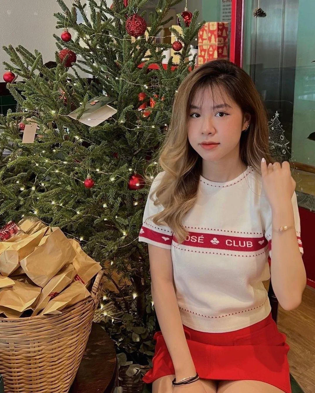 Ảnh 2 của Áo knit top nữ