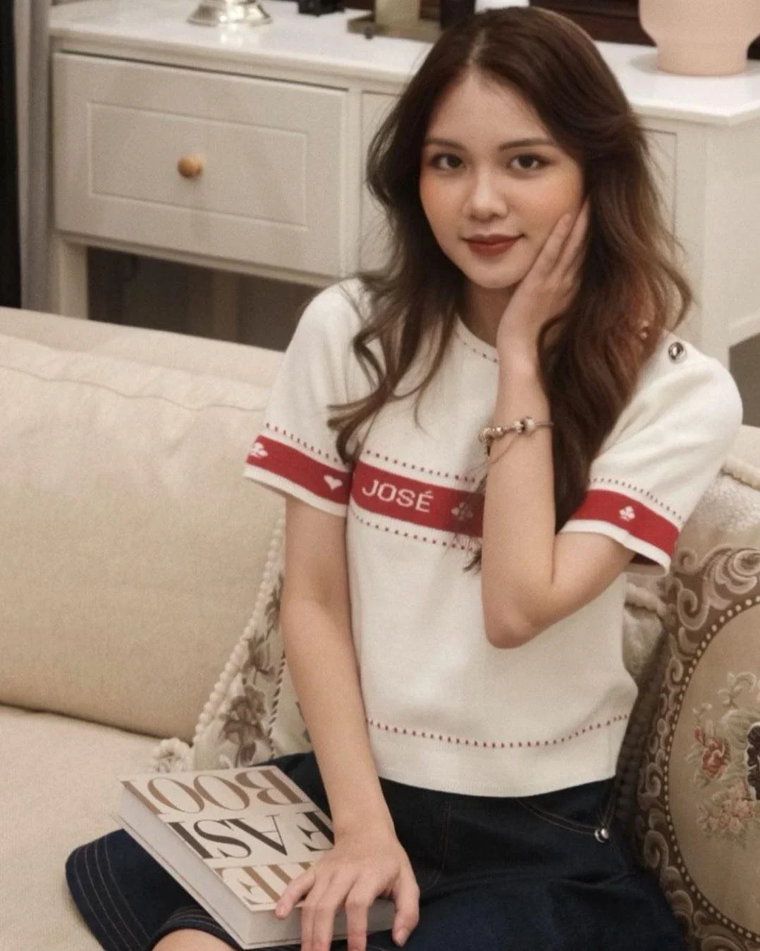 Ảnh 7 của Áo knit top nữ