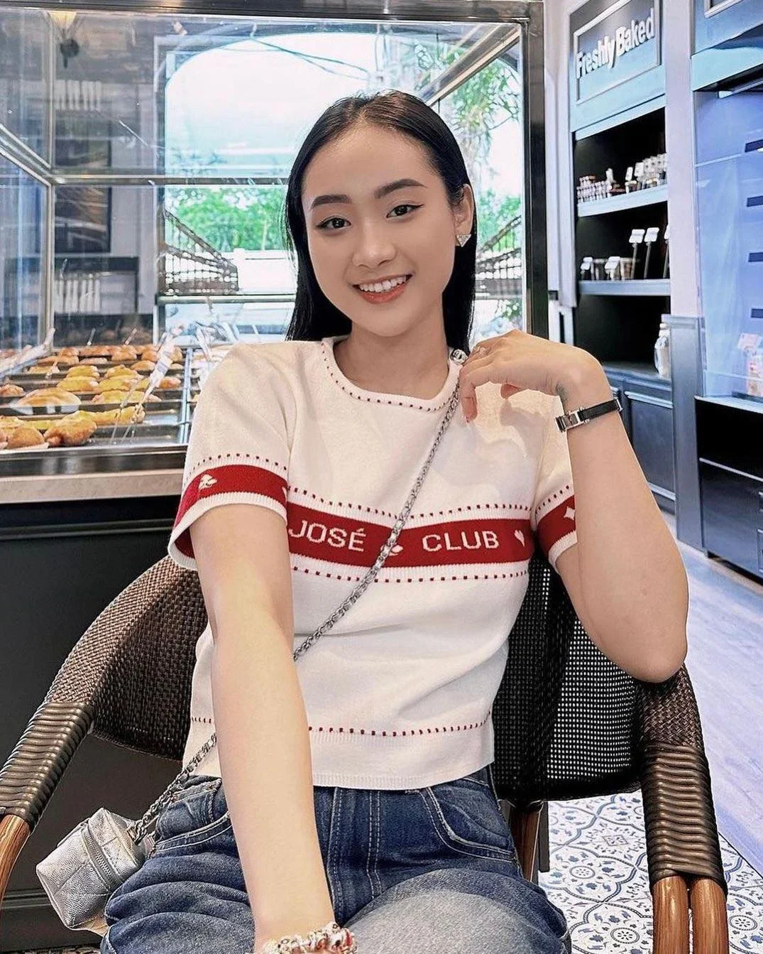 Ảnh 4 của Áo knit top nữ