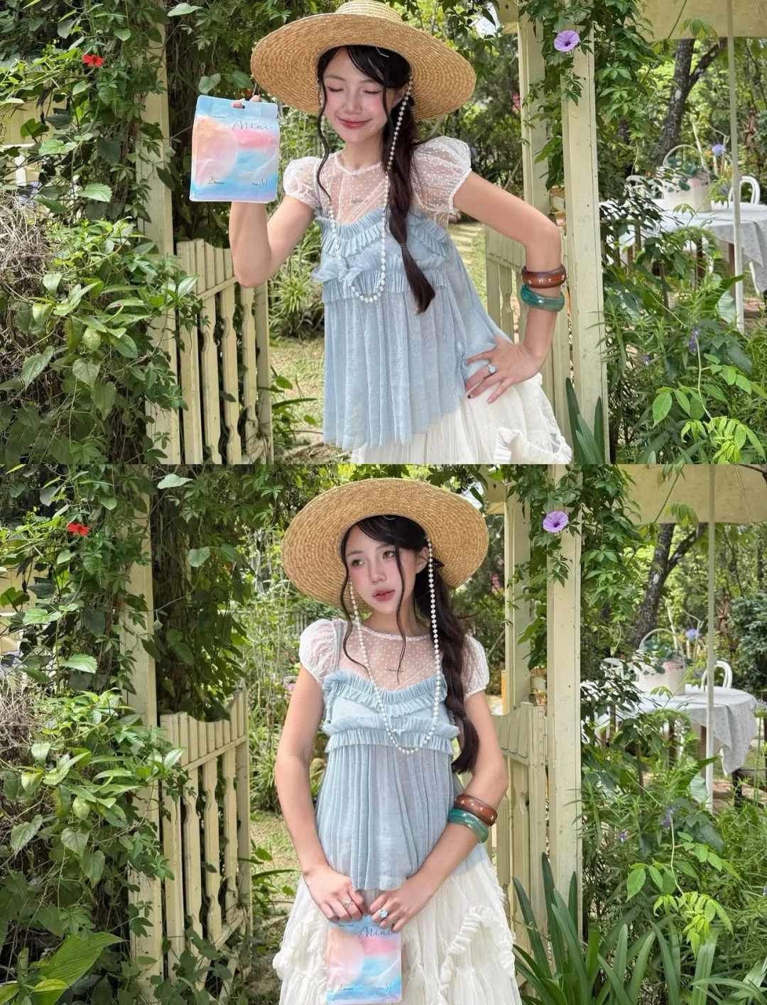 Ảnh 8 của Full set váy trắng freesize