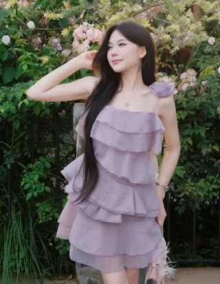 Ảnh 1 của Váy tím OCEAN SUMMER
