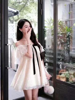 Ảnh 2 của Váy nữ OCEAN SUMMER trắng