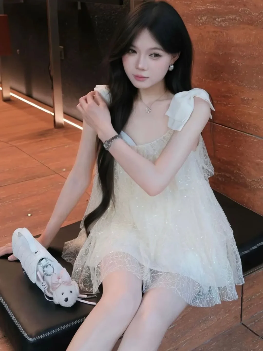 Ảnh 2 của Váy nữ OCEAN SUMMER màu trắng