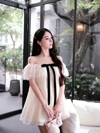 Ảnh 1 của Váy nữ OCEAN SUMMER trắng