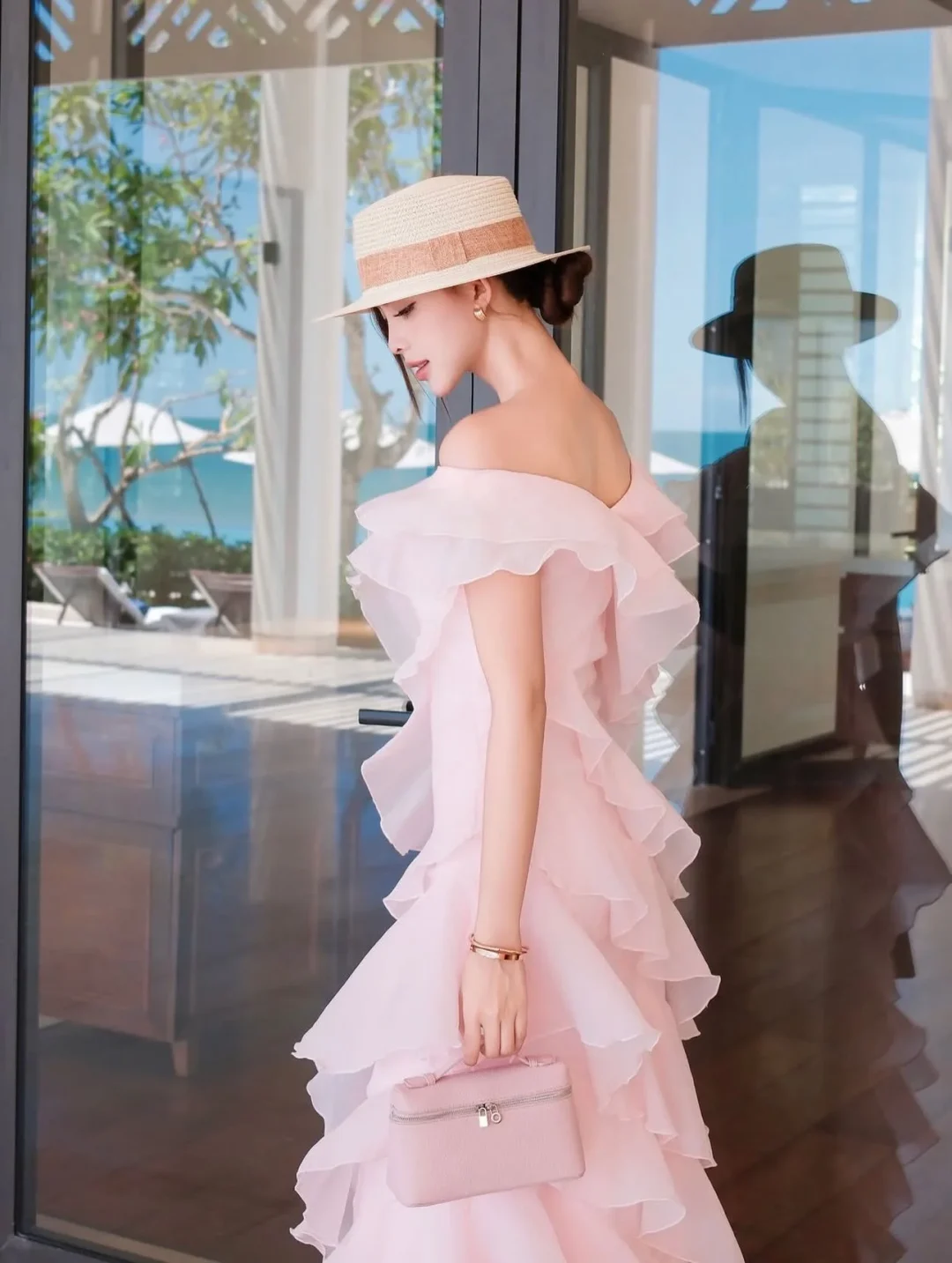 Ảnh 3 của Váy nữ OCEAN SUMMER hồng