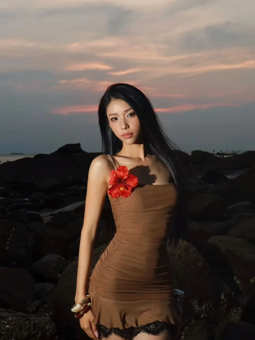 Photo 7 of Váy nữ OCEAN SUMMER nâu