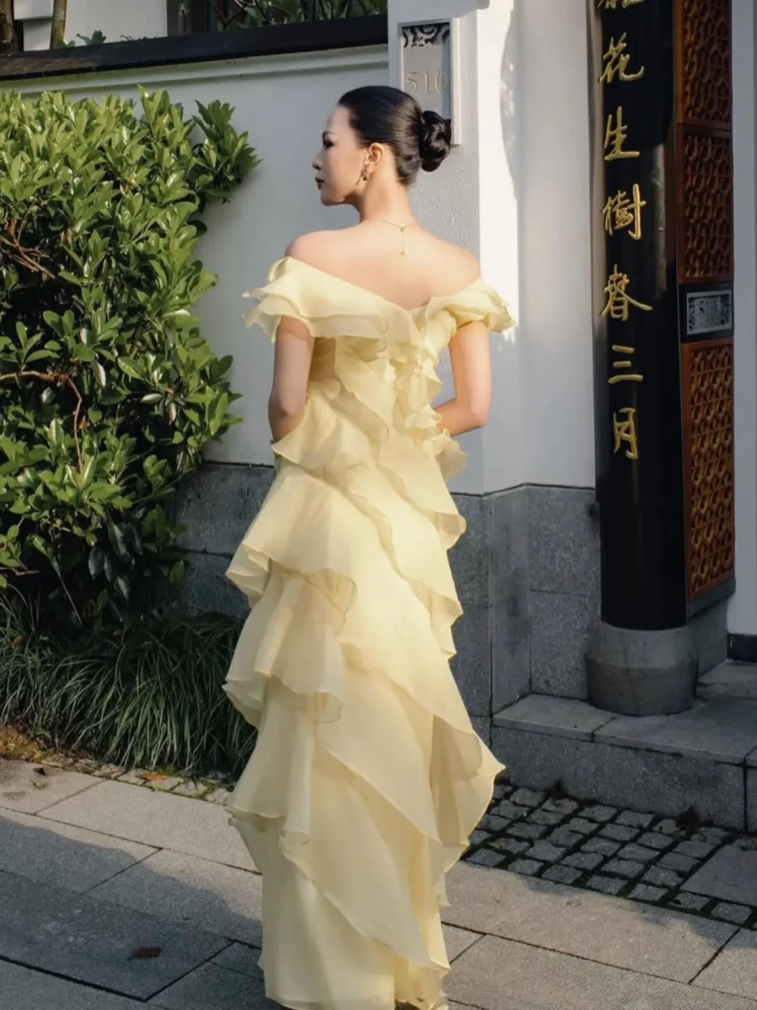 Ảnh 3 của Váy nữ OCEAN SUMMER vàng